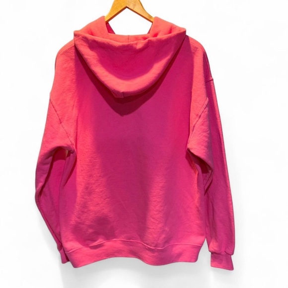 Hot Pink Graphic Hoodie - Picture 2 of 2